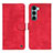 Funda de Cuero Cartera con Soporte Carcasa N06P para Motorola Moto Edge S30 5G Rojo