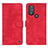 Funda de Cuero Cartera con Soporte Carcasa N06P para Motorola Moto G Play Gen 2 Rojo