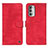 Funda de Cuero Cartera con Soporte Carcasa N06P para Motorola Moto G Stylus (2022) 4G Rojo