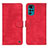 Funda de Cuero Cartera con Soporte Carcasa N06P para Motorola Moto G22 Rojo