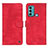 Funda de Cuero Cartera con Soporte Carcasa N06P para Motorola Moto G40 Fusion Rojo