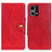 Funda de Cuero Cartera con Soporte Carcasa N06P para Oppo F21 Pro 4G Rojo