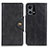 Funda de Cuero Cartera con Soporte Carcasa N06P para Oppo F21s Pro 4G Negro