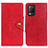 Funda de Cuero Cartera con Soporte Carcasa N06P para Realme 8 5G Rojo