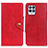 Funda de Cuero Cartera con Soporte Carcasa N06P para Realme 8i Rojo