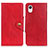 Funda de Cuero Cartera con Soporte Carcasa N06P para Samsung Galaxy A23s Rojo