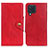 Funda de Cuero Cartera con Soporte Carcasa N06P para Samsung Galaxy M32 4G Rojo