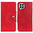 Funda de Cuero Cartera con Soporte Carcasa N06P para Samsung Galaxy M33 5G Rojo