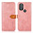 Funda de Cuero Cartera con Soporte Carcasa N07P para Motorola Moto G Power (2022) Rosa