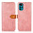 Funda de Cuero Cartera con Soporte Carcasa N07P para Motorola Moto G22 Rosa