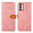 Funda de Cuero Cartera con Soporte Carcasa N07P para Motorola Moto G42 Rosa