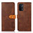 Funda de Cuero Cartera con Soporte Carcasa N07P para OnePlus Nord N200 5G Marron