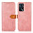 Funda de Cuero Cartera con Soporte Carcasa N07P para Oppo A54s Rosa