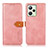 Funda de Cuero Cartera con Soporte Carcasa N07P para Realme C35 Rosa