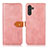 Funda de Cuero Cartera con Soporte Carcasa N07P para Samsung Galaxy A04s Rosa