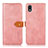 Funda de Cuero Cartera con Soporte Carcasa N07P para Sony Xperia Ace III Rosa