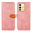 Funda de Cuero Cartera con Soporte Carcasa N07P para Vivo V23 5G Rosa