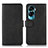 Funda de Cuero Cartera con Soporte Carcasa N08P para Huawei Honor 90 Lite 5G Negro