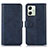 Funda de Cuero Cartera con Soporte Carcasa N08P para Motorola Moto G54 5G Azul