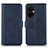 Funda de Cuero Cartera con Soporte Carcasa N08P para OnePlus Nord CE 3 5G Azul