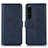 Funda de Cuero Cartera con Soporte Carcasa N08P para Sony Xperia 1 IV Azul