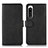 Funda de Cuero Cartera con Soporte Carcasa N08P para Sony Xperia 5 IV Negro