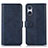 Funda de Cuero Cartera con Soporte Carcasa N08P para Sony Xperia 5 V Azul