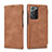 Funda de Cuero Cartera con Soporte Carcasa N09 para Samsung Galaxy Note 20 5G Marron Claro