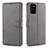 Funda de Cuero Cartera con Soporte Carcasa N12 para Samsung Galaxy Note 20 Ultra 5G Gris