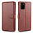 Funda de Cuero Cartera con Soporte Carcasa N12 para Samsung Galaxy Note 20 Ultra 5G Marron