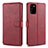 Funda de Cuero Cartera con Soporte Carcasa N12 para Samsung Galaxy Note 20 Ultra 5G Rojo