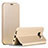 Funda de Cuero Cartera con Soporte Carcasa P01 para Samsung Galaxy S8 Oro