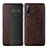 Funda de Cuero Cartera con Soporte Carcasa P02 para Huawei P30 Marron