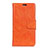 Funda de Cuero Cartera con Soporte Carcasa para Alcatel 5V Naranja