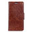 Funda de Cuero Cartera con Soporte Carcasa para Doogee X55 Marron