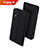 Funda de Cuero Cartera con Soporte Carcasa para Huawei Enjoy 9 Negro