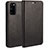 Funda de Cuero Cartera con Soporte Carcasa para Huawei Honor V30 5G Negro