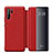 Funda de Cuero Cartera con Soporte Carcasa para Huawei P30 Pro New Edition Rojo