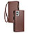 Funda de Cuero Cartera con Soporte Carcasa para Motorola Moto G Power 5G (2023) Marron