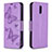 Funda de Cuero Cartera con Soporte Carcasa para Nokia 2.3 Morado