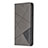 Funda de Cuero Cartera con Soporte Carcasa para Nokia 5.3 Gris