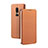 Funda de Cuero Cartera con Soporte Carcasa para OnePlus 6 Naranja