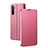 Funda de Cuero Cartera con Soporte Carcasa para Realme XT Rosa