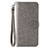 Funda de Cuero Cartera con Soporte Carcasa para Samsung Galaxy A51 5G Gris