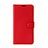 Funda de Cuero Cartera con Soporte Carcasa para Wiko Wim Lite 4G Rojo