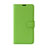 Funda de Cuero Cartera con Soporte Carcasa para Wiko Wim Lite 4G Verde