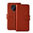 Funda de Cuero Cartera con Soporte Carcasa para Xiaomi Redmi K30 Pro Zoom Marron