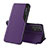 Funda de Cuero Cartera con Soporte Carcasa Q01H para Samsung Galaxy A33 5G Morado