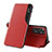 Funda de Cuero Cartera con Soporte Carcasa Q02H para Xiaomi Redmi Note 11S 4G Rojo