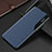 Funda de Cuero Cartera con Soporte Carcasa Q03H para Xiaomi Redmi 9AT Azul